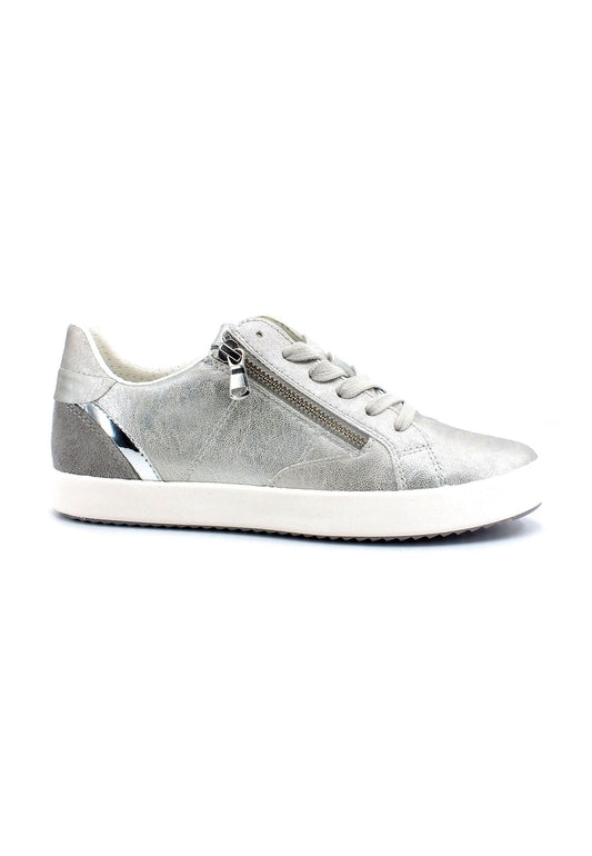 GEOX Blomiie Sneaker Donna Silver Light Grey D356HE0BN22C0898 - Sandrini Calzature e Abbigliamento