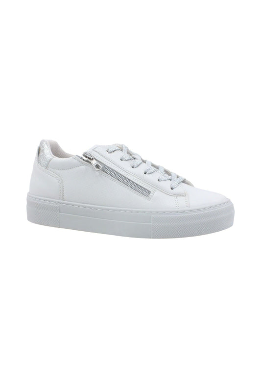 GEOX Claudin Sneaker Donna White Silver D35VWB0BCBNC0007 - Sandrini Calzature e Abbigliamento