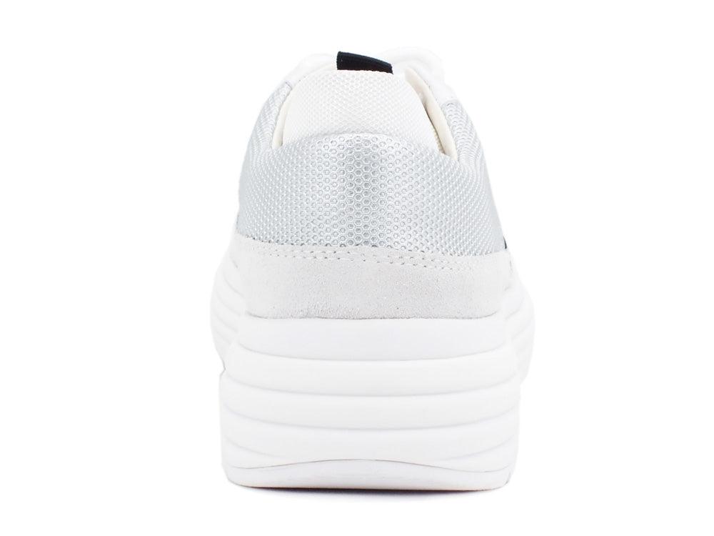 GEOX D Phaolae B Silver Off Whtite D02FDB00422C0628 - Sandrini Calzature e Abbigliamento