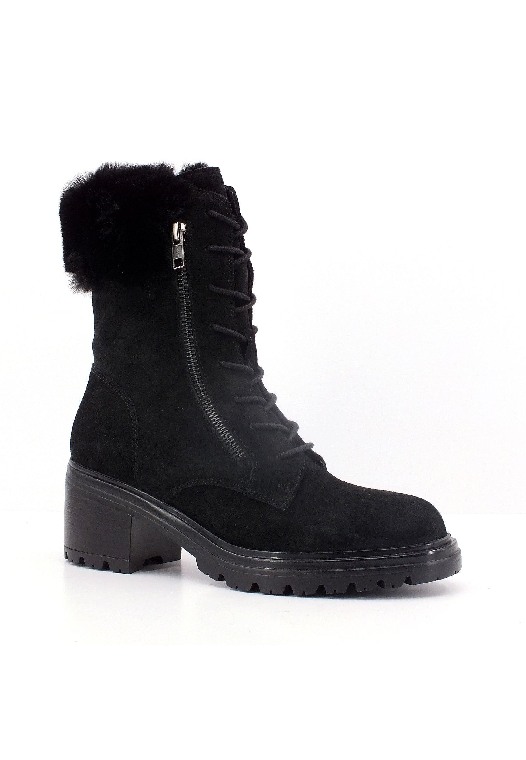 GEOX Damiana Stivaletto Pelo Donna Black D36QCB022BHC9999 - Sandrini Calzature e Abbigliamento
