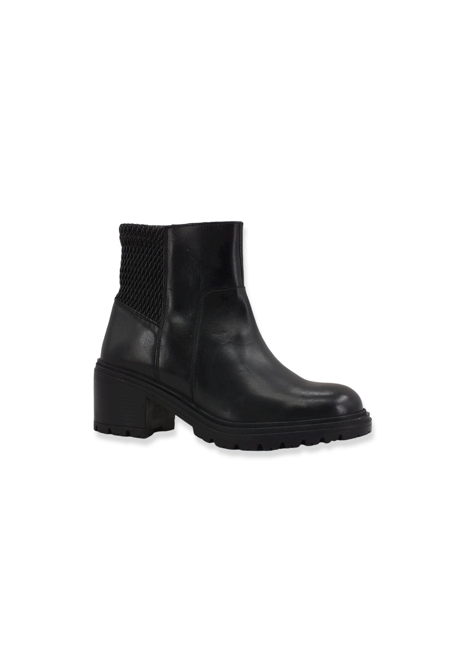 GEOX Damiana Stivaletto Polacco Tacco Black D26WCC0436WC9999 - Sandrini Calzature e Abbigliamento
