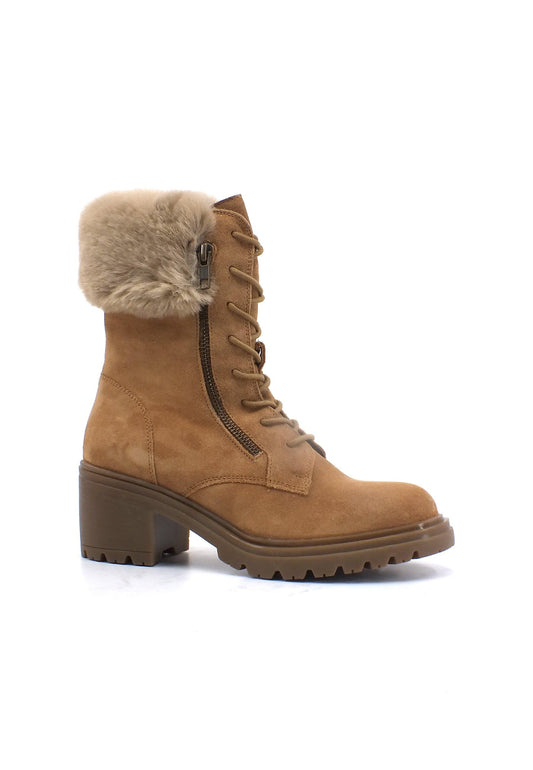 GEOX Damiana Stivaletto Tronchetto Donna Toffee Beige D36QCB022BHCS65A - Sandrini Calzature e Abbigliamento