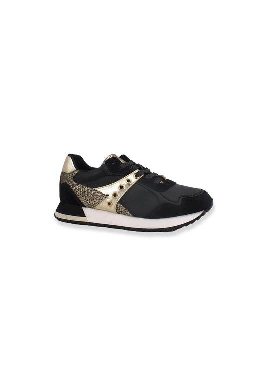 GEOX Dorolea Sneaker Donna Black Champagne D26RTA085VIC9BB5 - Sandrini Calzature e Abbigliamento