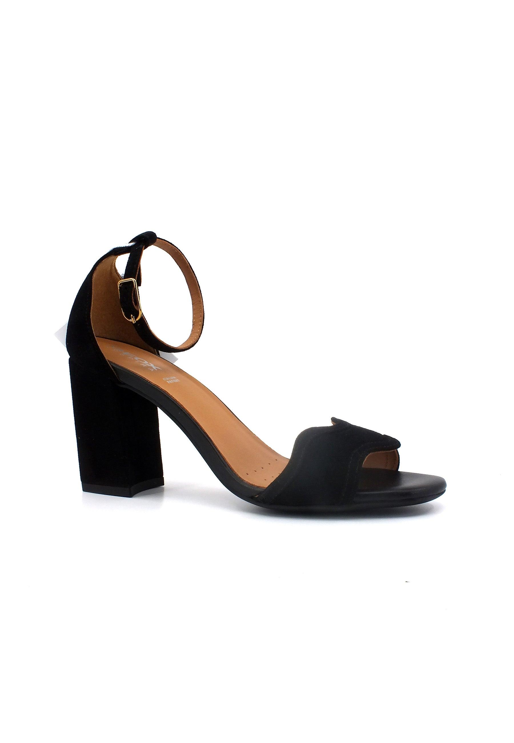 GEOX Eraklia Sandalo Tacco Alto Donna Black D35RPG00021C9999 - Sandrini Calzature e Abbigliamento