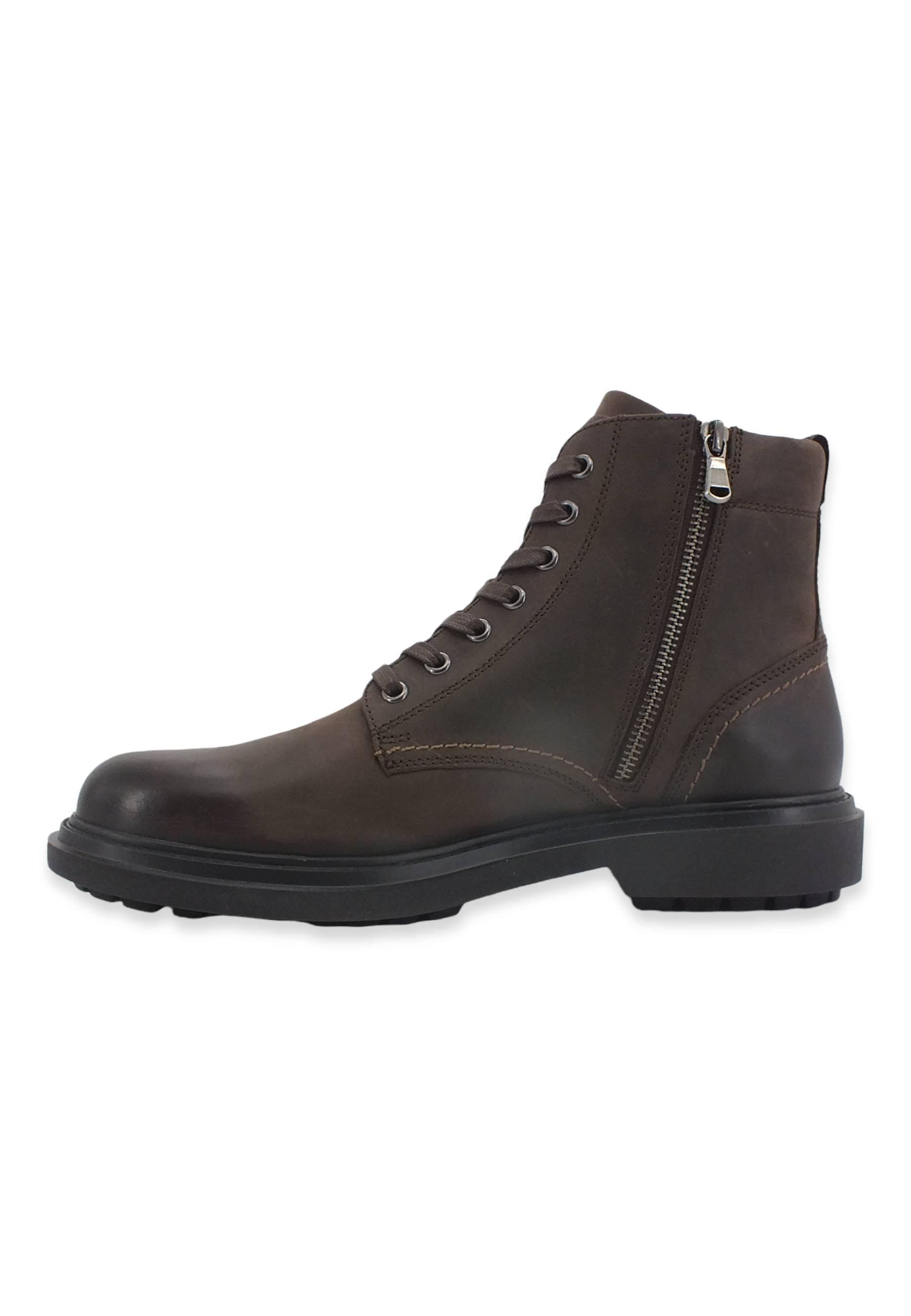 GEOX Faloria Stivaletto Polacco Uomo Marrone Coffee U26FNB0045C6009 - Sandrini Calzature e Abbigliamento