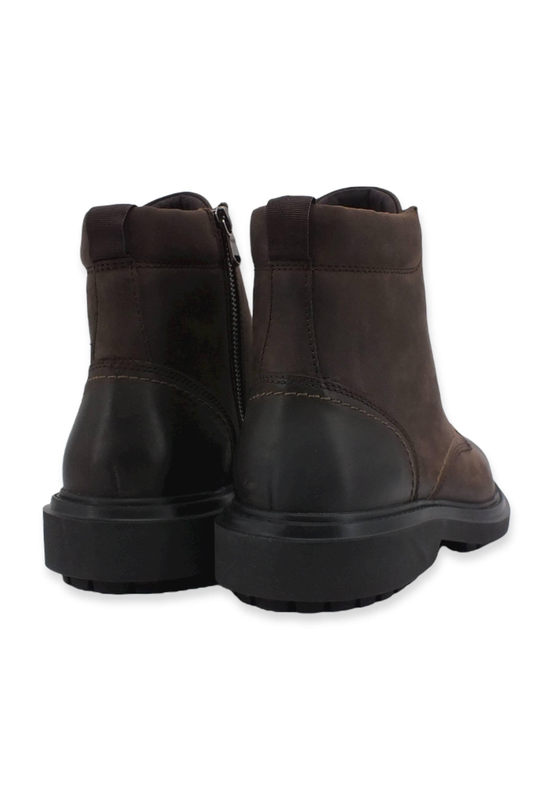 GEOX Faloria Stivaletto Polacco Uomo Marrone Coffee U26FNB0045C6009 - Sandrini Calzature e Abbigliamento