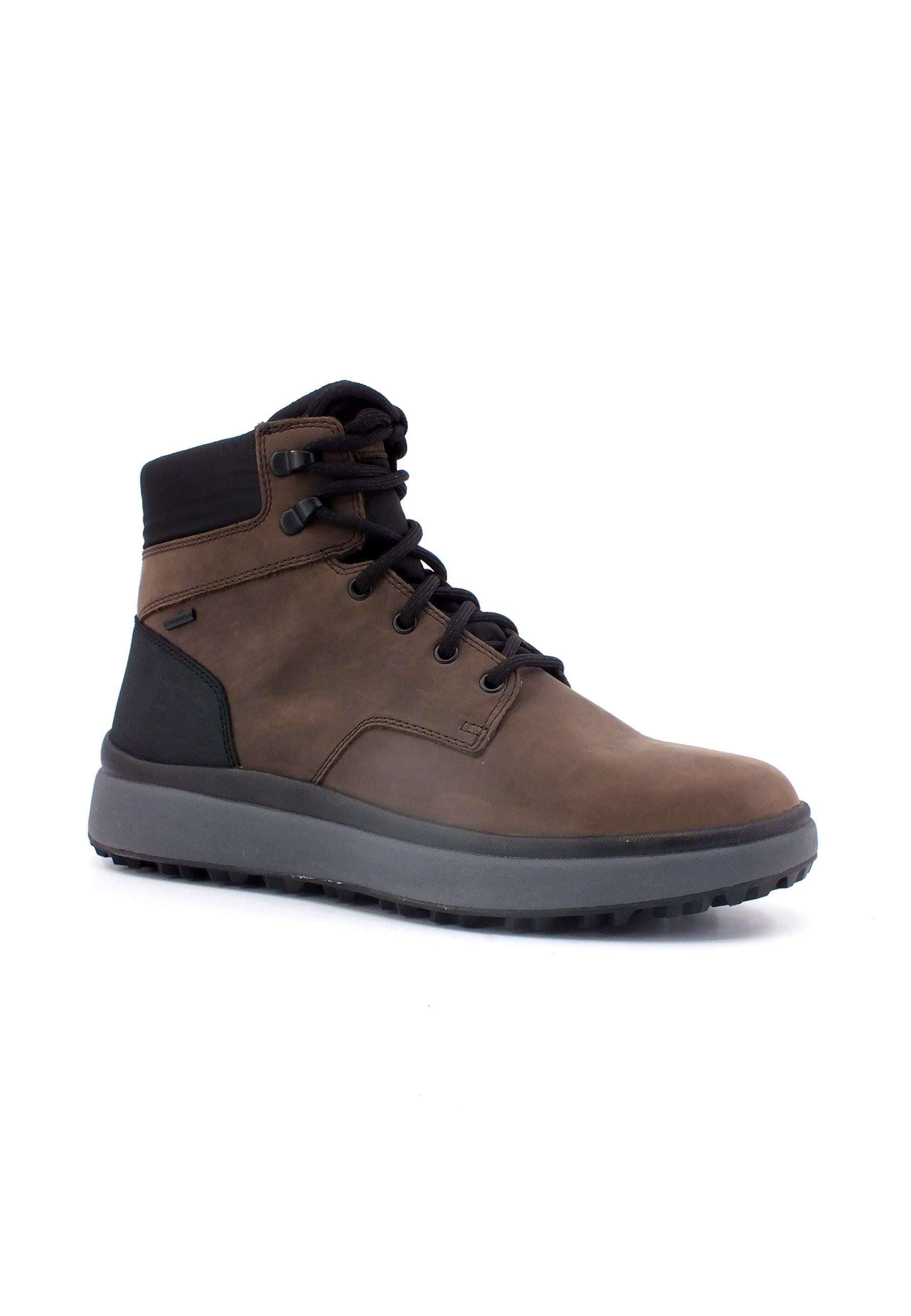 GEOX Granito Scarponcino Uomo Dark Coffee U36FZC00045C6024 - Sandrini Calzature e Abbigliamento
