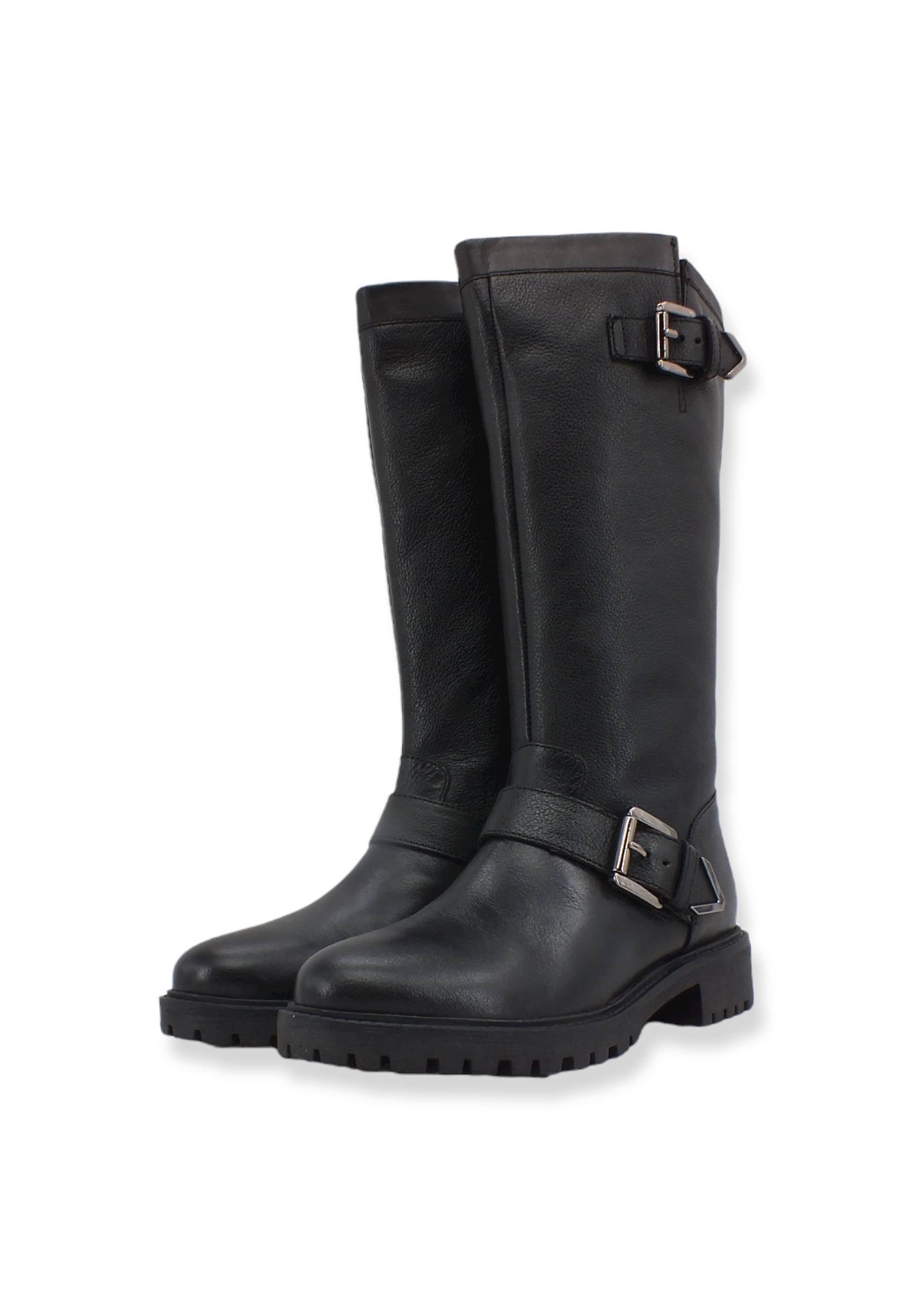 GEOX Hoara Stivale Donna Silver Black D16FTF04643C9999 - Sandrini Calzature e Abbigliamento