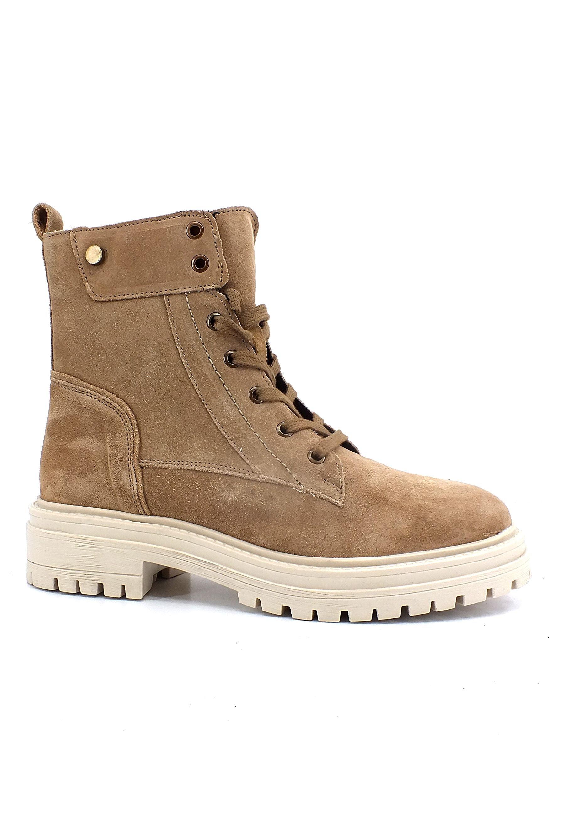GEOX Iridea Stivaletto Anfibio Donna Beige Sand D16HRC00022C5004 - Sandrini Calzature e Abbigliamento
