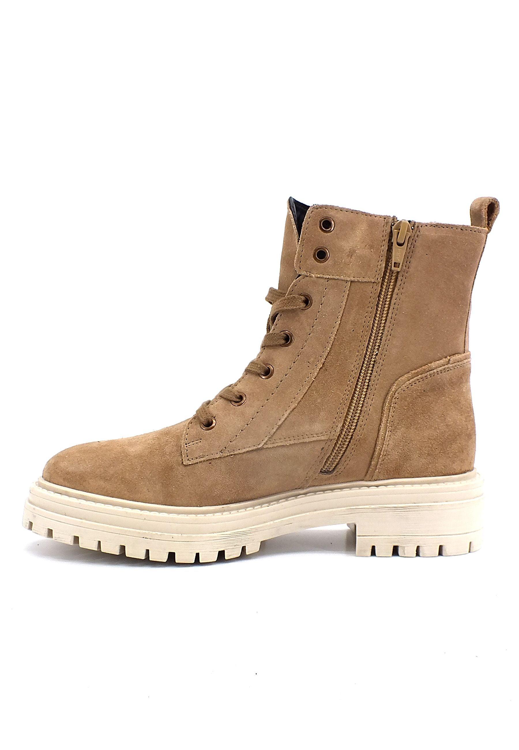 GEOX Iridea Stivaletto Anfibio Donna Beige Sand D16HRC00022C5004 - Sandrini Calzature e Abbigliamento
