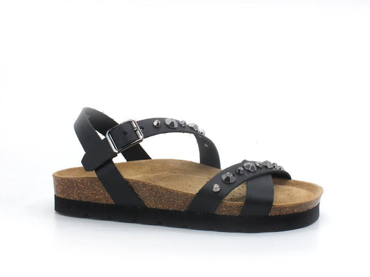 GEOX Sandalo Listini Borchie Brionia Black Nero - Sandrini Calzature e Abbigliamento