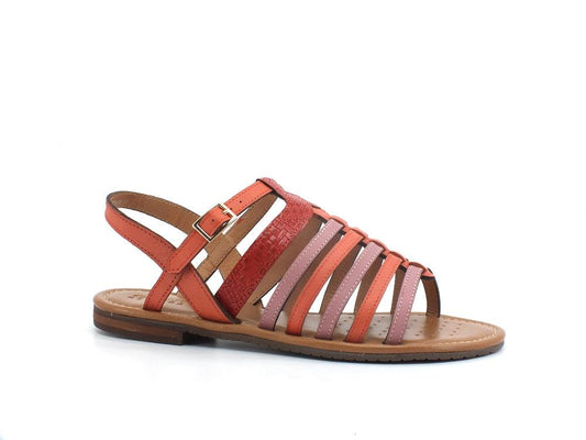 GEOX Sandalo Listini Pelle Sozy Rosa Corallo - Sandrini Calzature e Abbigliamento