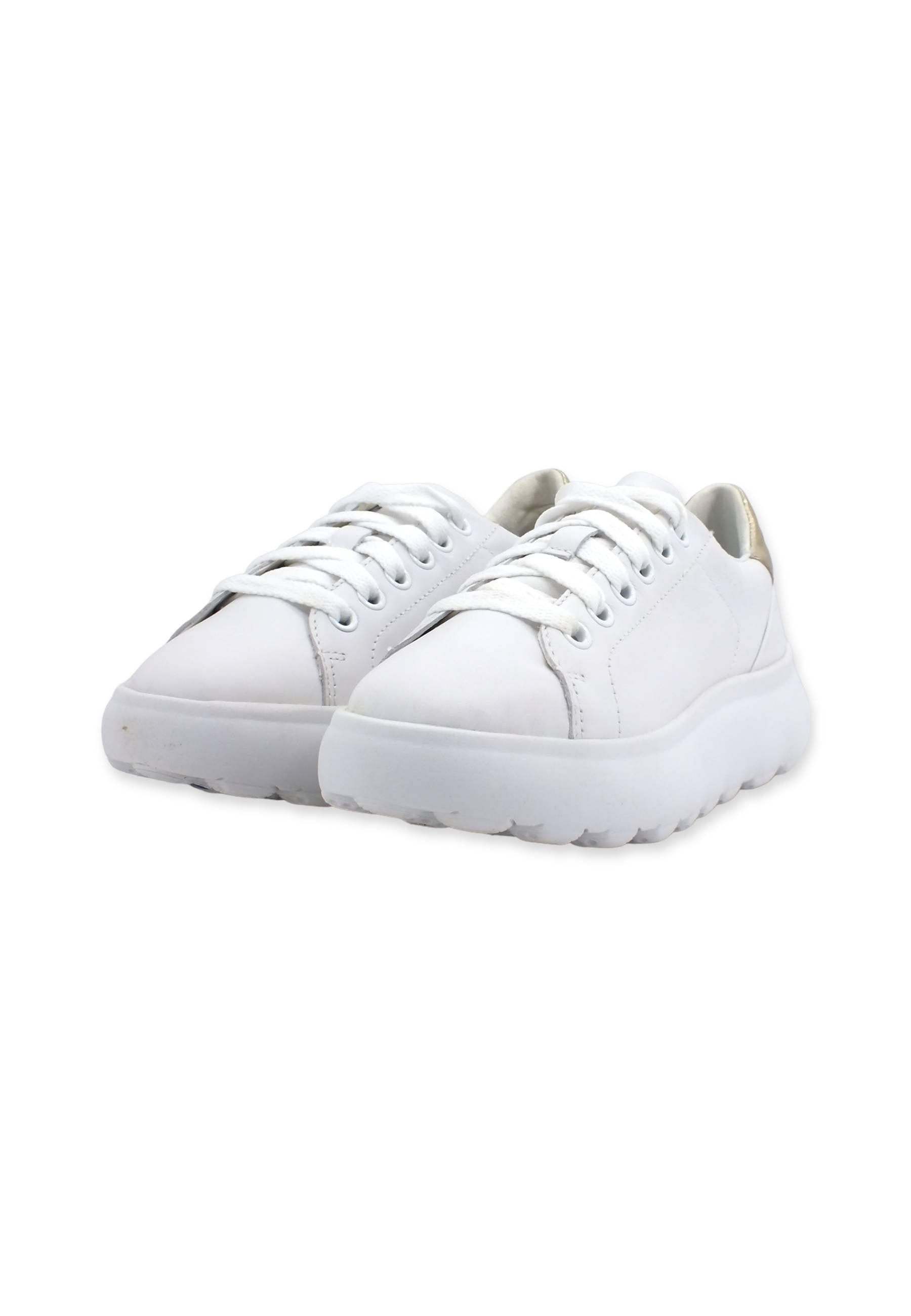GEOX Spherica Sneaker Donna White Gold D35TCB085YZC0232 - Sandrini Calzature e Abbigliamento