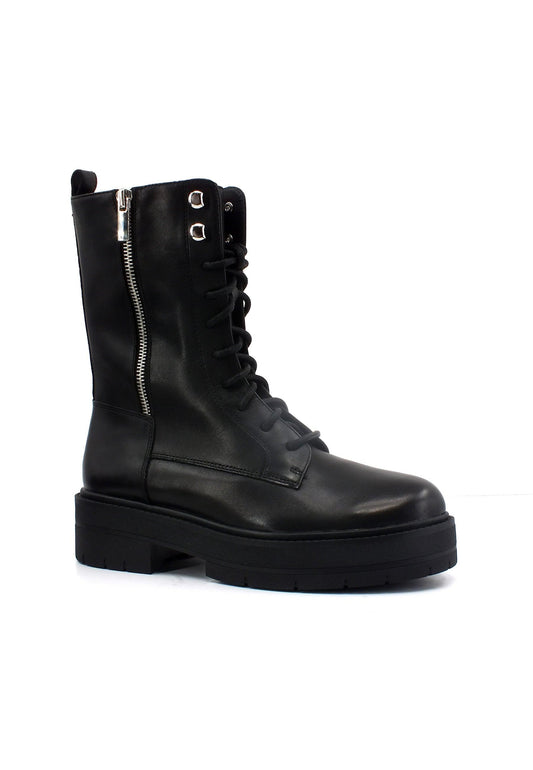 GEOX Spherica Stivaletto Anfibio Donna Black D36VDJ00043C9999 - Sandrini Calzature e Abbigliamento