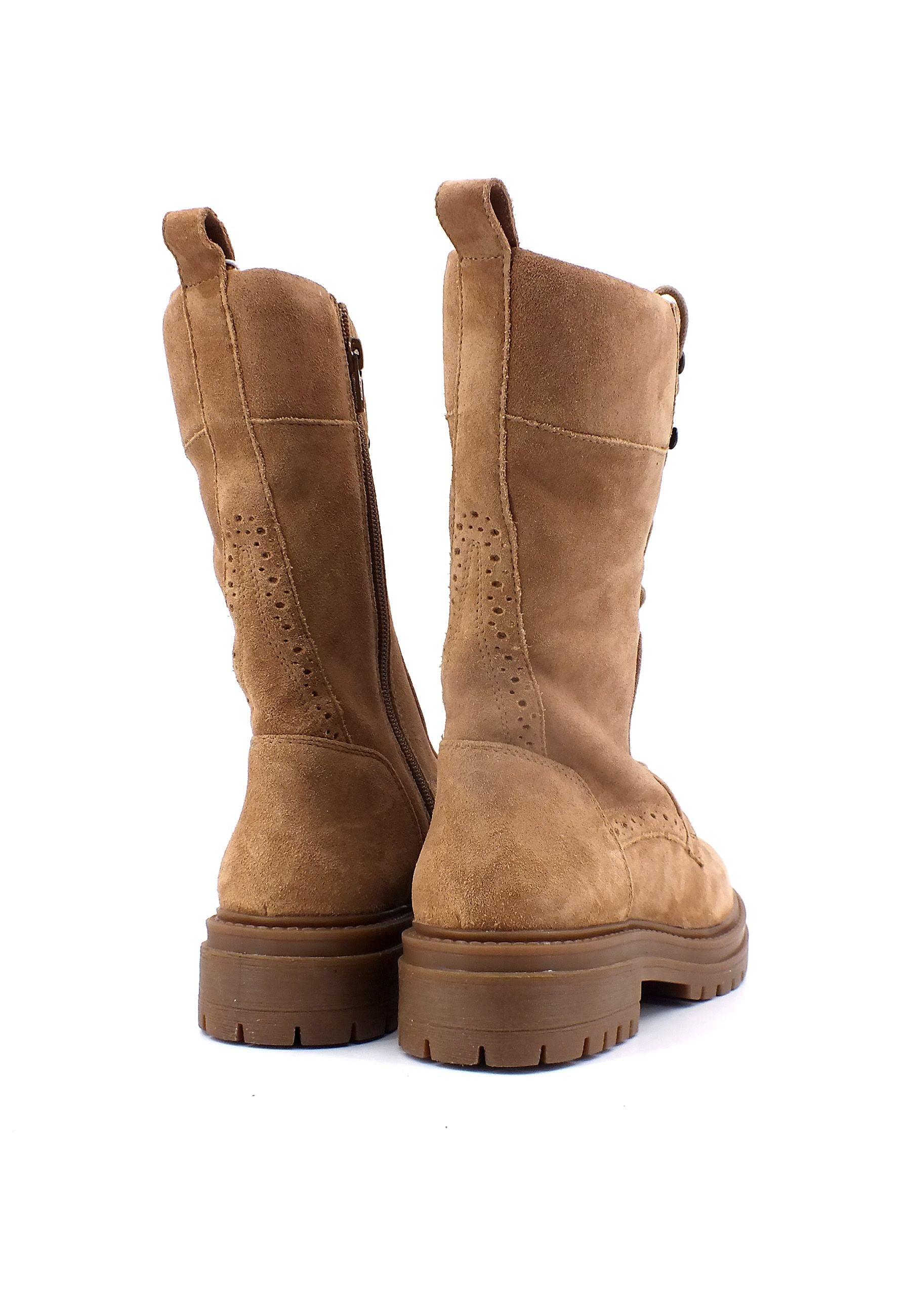 GEOX Suede Anfibio Stivale Donna Toffee Beige D36HRE00023C6018 - Sandrini Calzature e Abbigliamento
