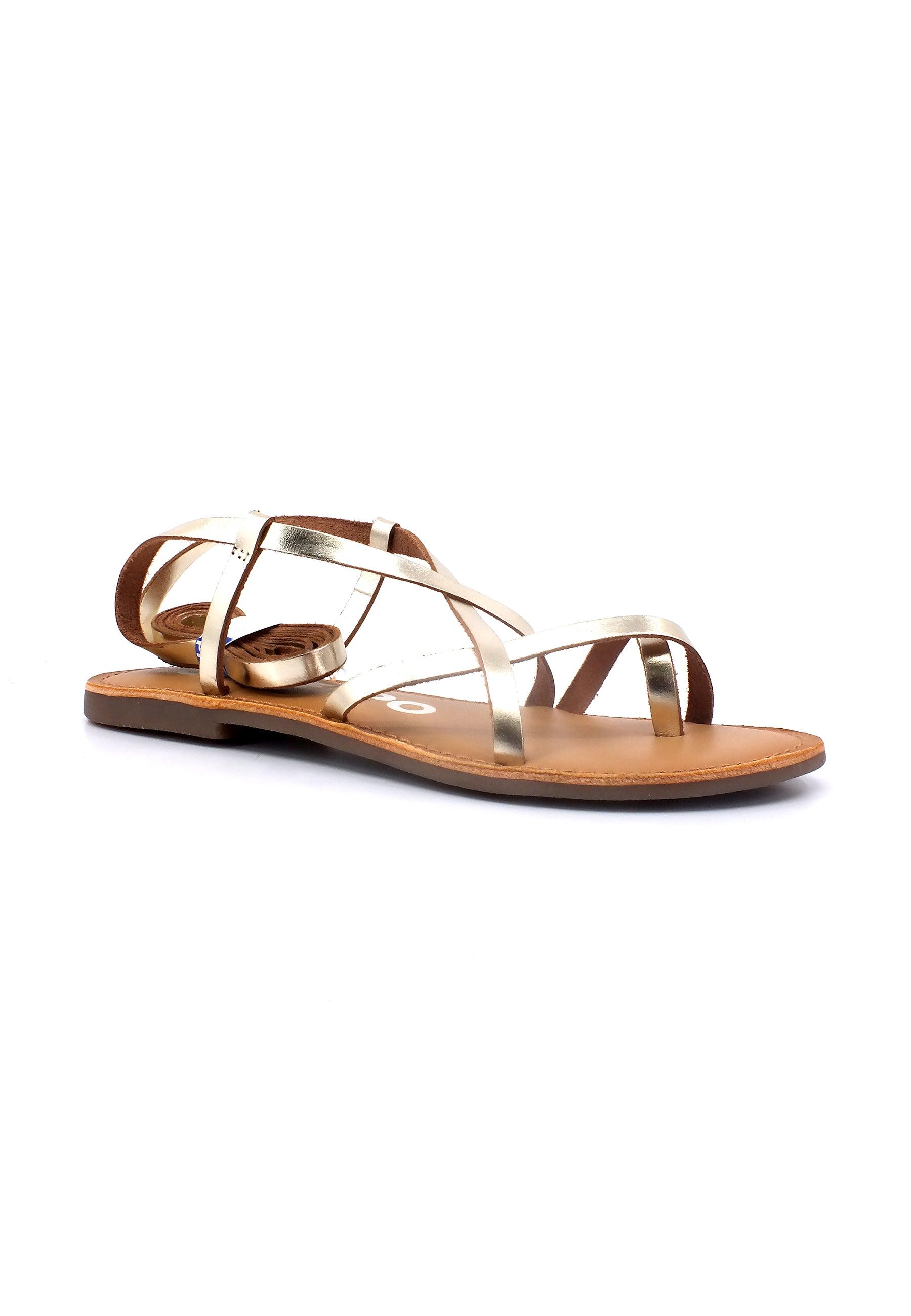 GIOSEPPO Lussat Sandalo Gladiator Donna Gold 69115 - Sandrini Calzature e Abbigliamento
