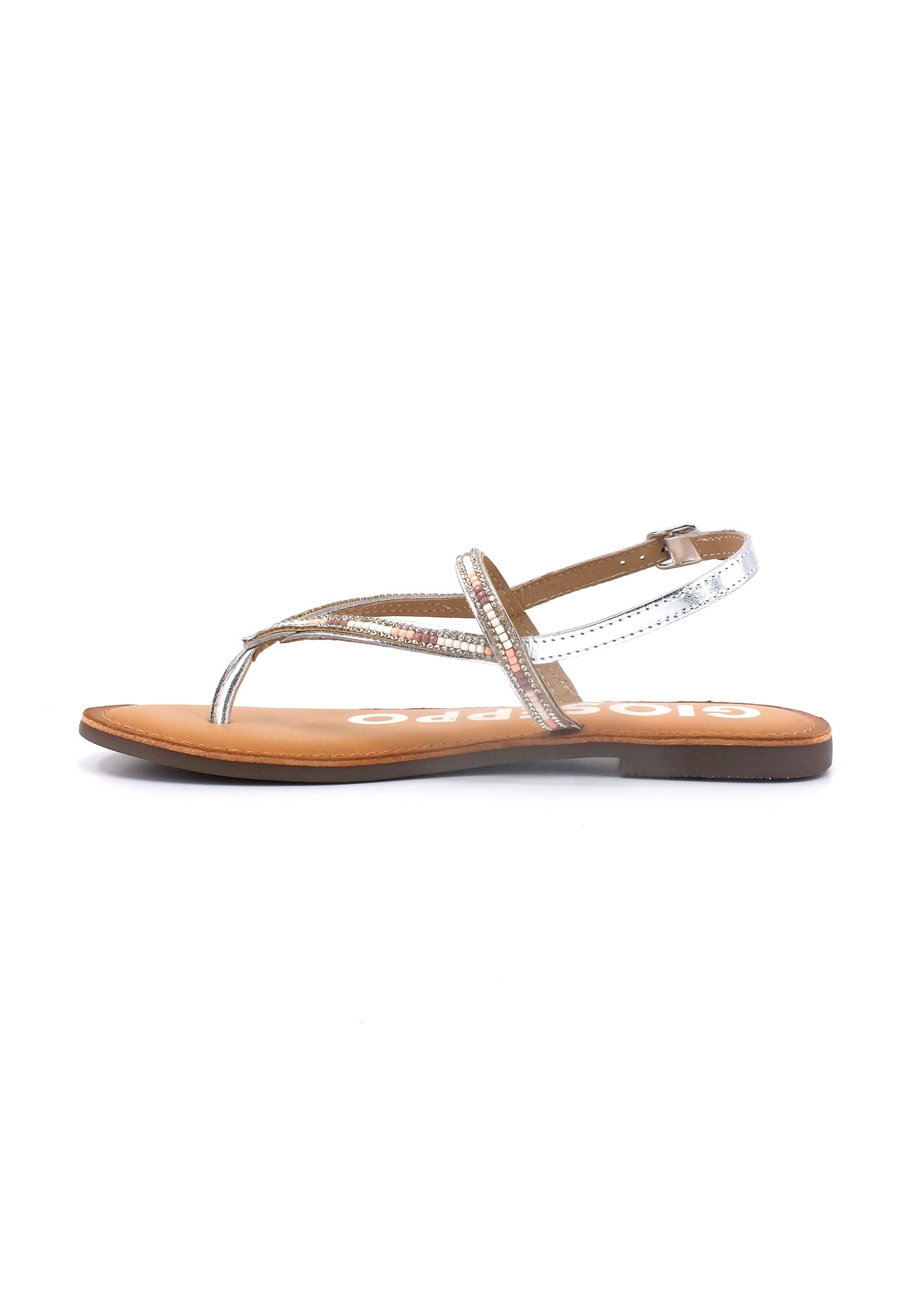 GIOSEPPO Sullano Sandalo Donna Silver 65934 - Sandrini Calzature e Abbigliamento
