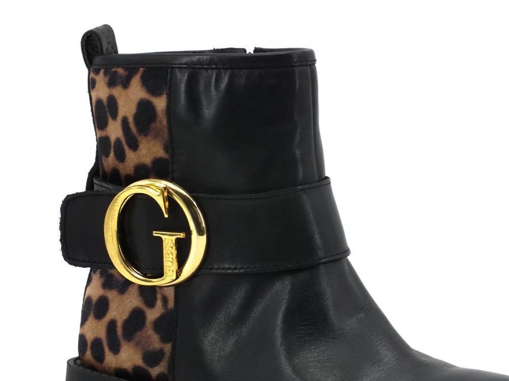 GUESS Biker Leopard FL8HANLEA10 - Sandrini Calzature e Abbigliamento