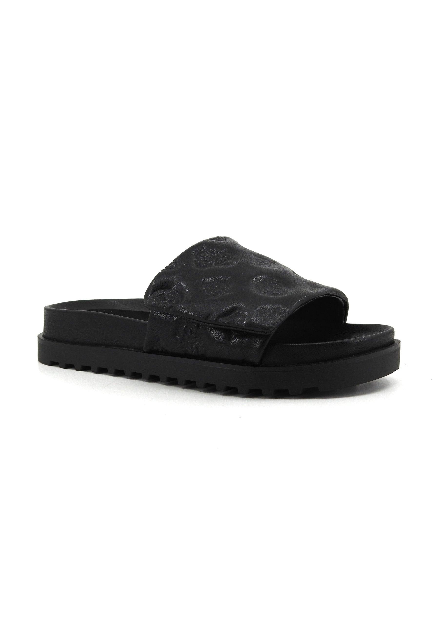 GUESS Ciabatta Donna Black FLJFABFAL19 - Sandrini Calzature e Abbigliamento