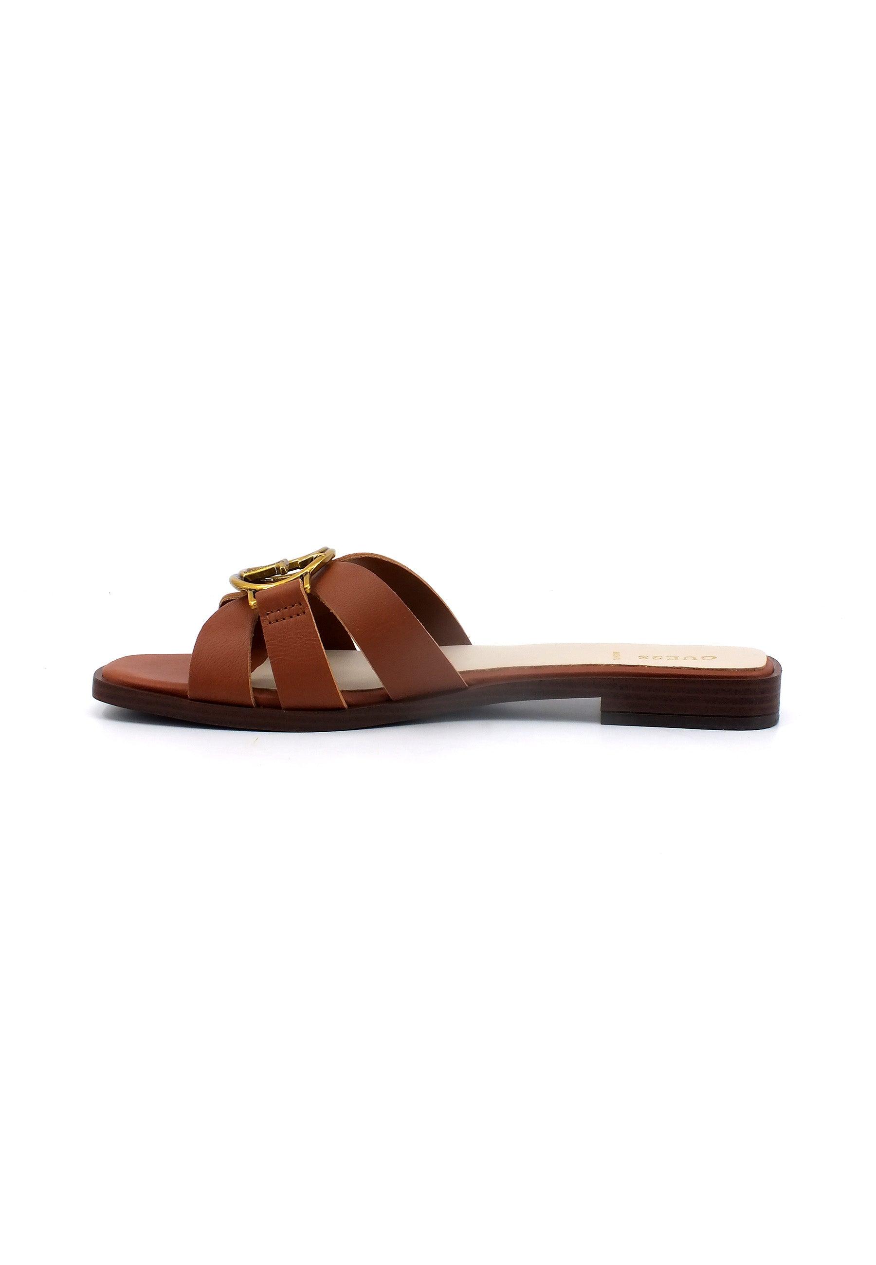 GUESS Ciabatta Donna Cognac FL6SYMLEA19 - Sandrini Calzature e Abbigliamento