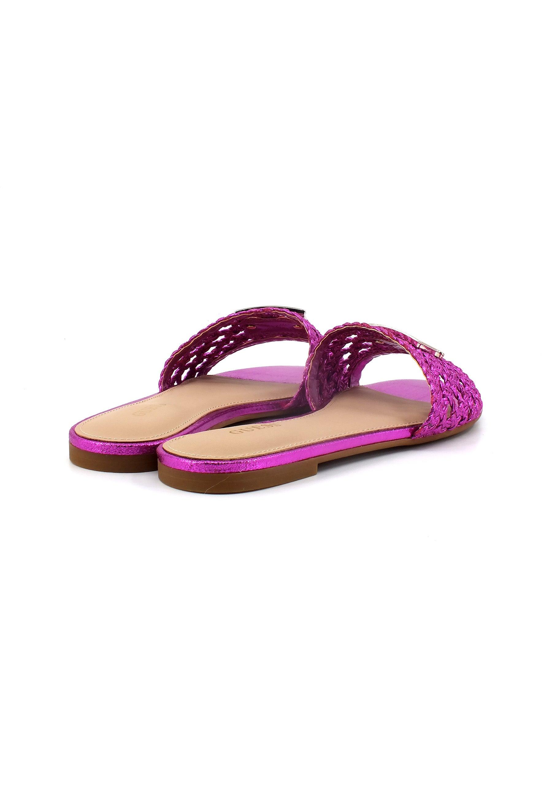GUESS Ciabatta Intreccio Donna Fuxia FL6TSSELE19 - Sandrini Calzature e Abbigliamento