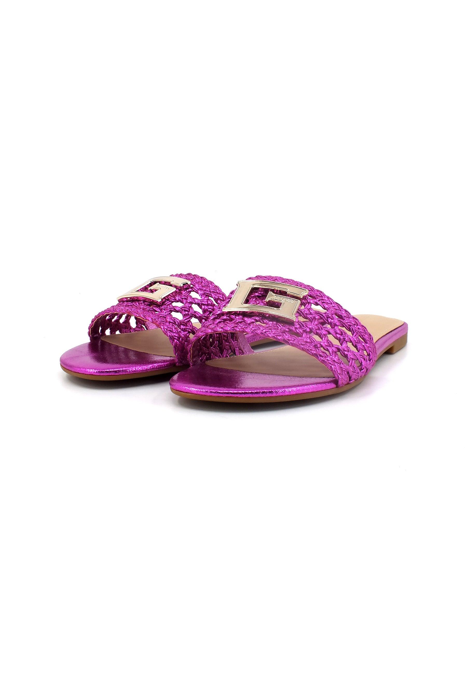 GUESS Ciabatta Intreccio Donna Fuxia FL6TSSELE19 - Sandrini Calzature e Abbigliamento