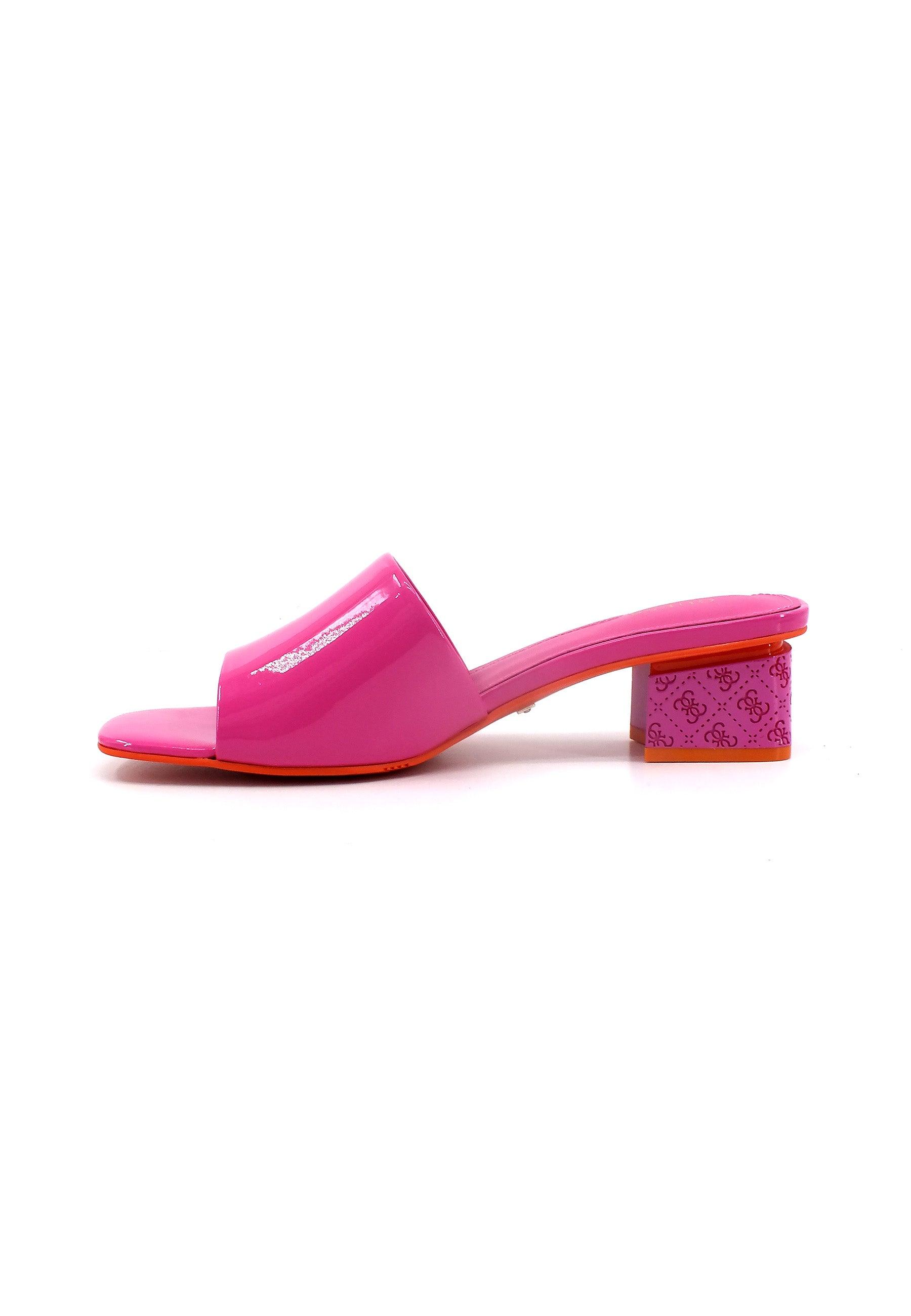 GUESS Ciabatta Tacco Donna Fuxia FL6Y2RPAF03 - Sandrini Calzature e Abbigliamento