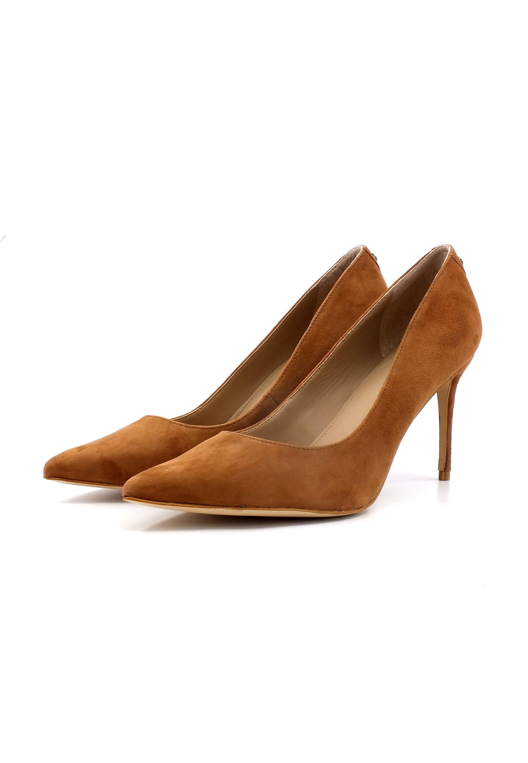 GUESS Décolléte Scamosciato Donna Cognac FL7RICSUE08 - Sandrini Calzature e Abbigliamento