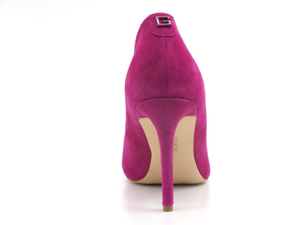 GUESS Dècolletè Tacco Suede Fuxia FL5PIESUE08 - Sandrini Calzature e Abbigliamento