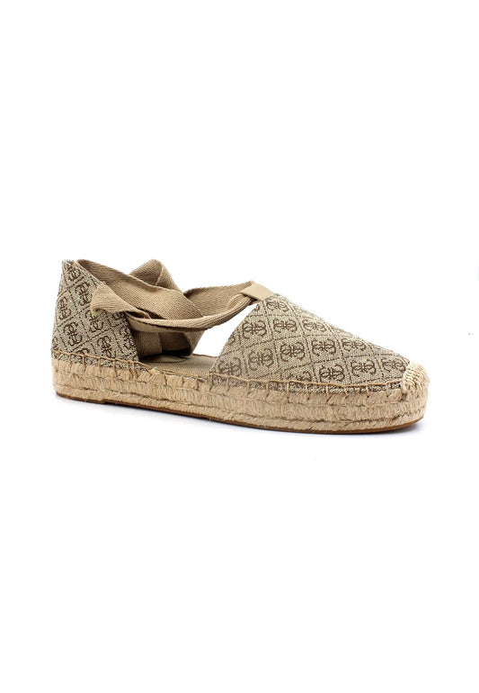 GUESS Espadrillas Loghi Donna Beige Brown FL6JL3FAB14 - Sandrini Calzature e Abbigliamento