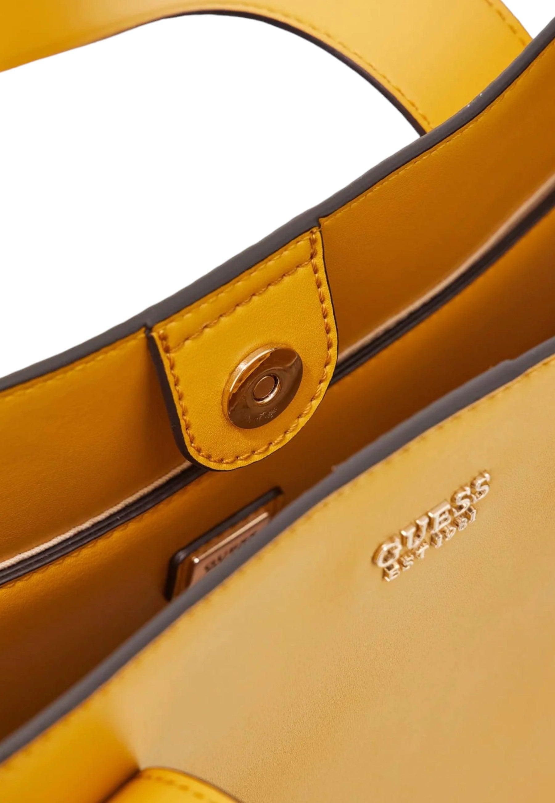 GUESS Jovie Borsa Socety Satchel Donna Yellow VG878023 - Sandrini Calzature e Abbigliamento