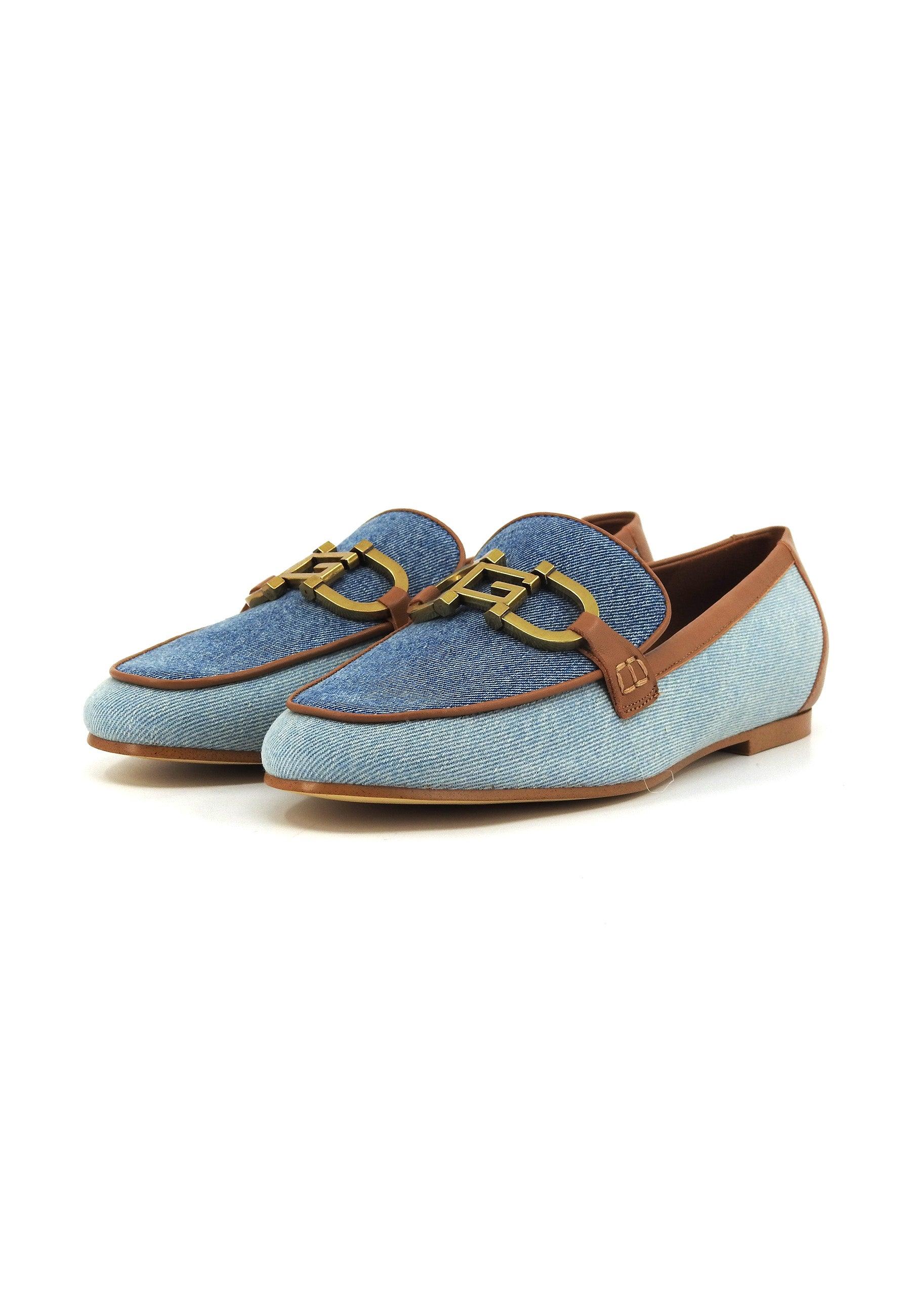 GUESS Mocassino Donna Blue FLJIS4FAB14 - Sandrini Calzature e Abbigliamento