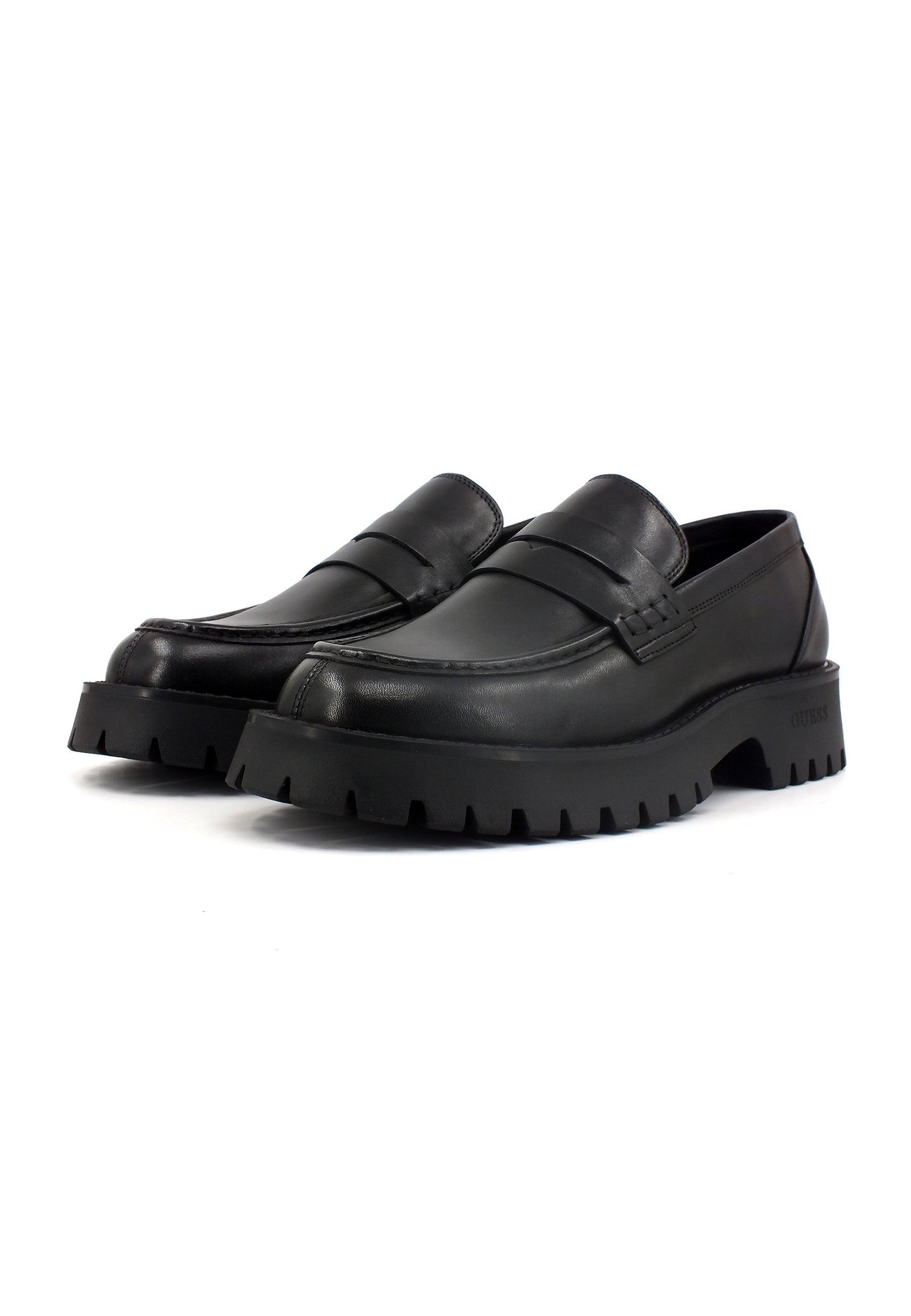 GUESS Mocassino Uomo Black FM8GOMLEA12 - Sandrini Calzature e Abbigliamento