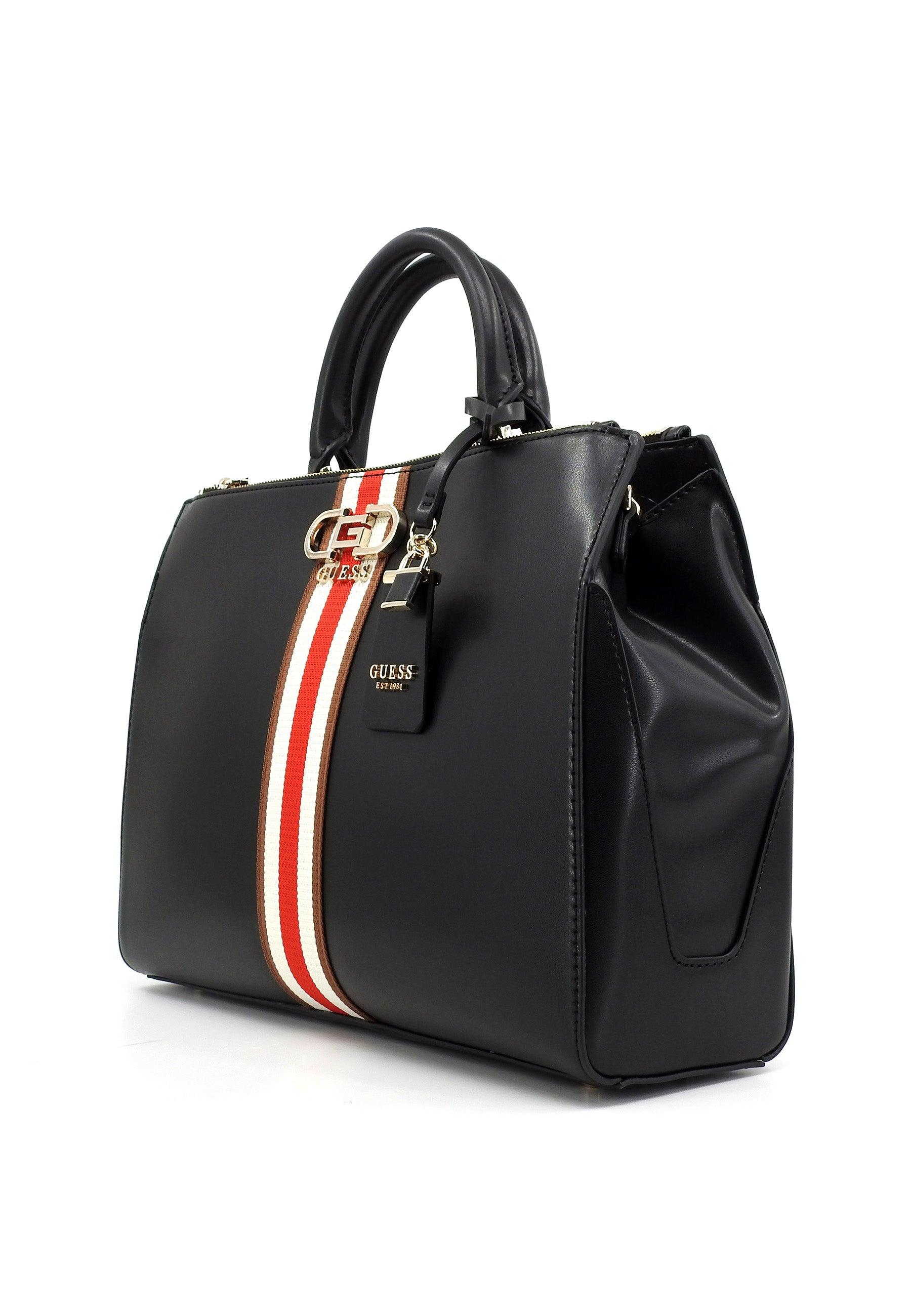 GUESS Nelka Borsa Sathcel Donna Black VG930707 - Sandrini Calzature e Abbigliamento