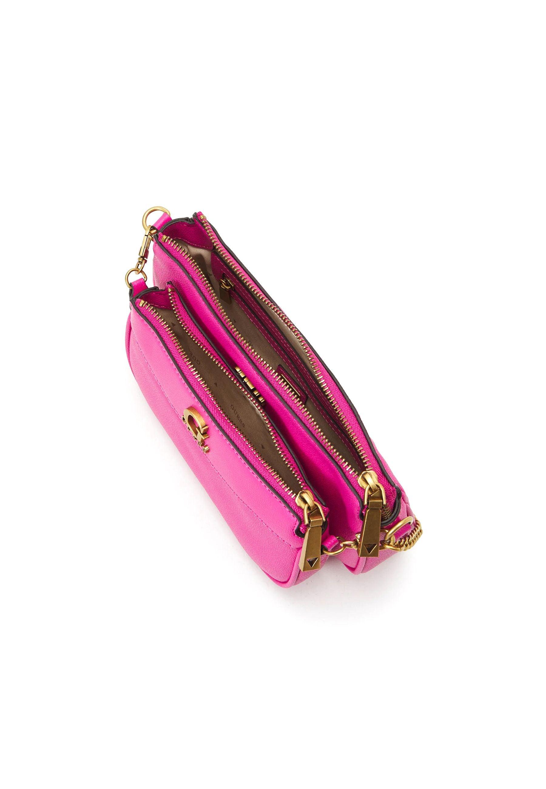 GUESS Nell Borsa Double Fuchsia VB867870 - Sandrini Calzature e Abbigliamento