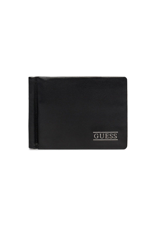 GUESS Portafoglio Portatessere Uomo Black SMNEBRLEA23 - Sandrini Calzature e Abbigliamento