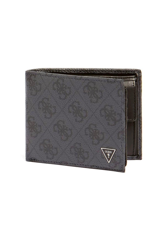 GUESS Portafoglio Uomo Black SMEVZLLEA24 - Sandrini Calzature e Abbigliamento