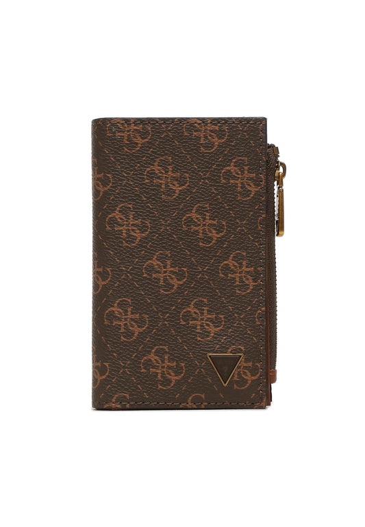 GUESS Portafoglio Uomo Brown Mustard SMEVZLLEA78 - Sandrini Calzature e Abbigliamento