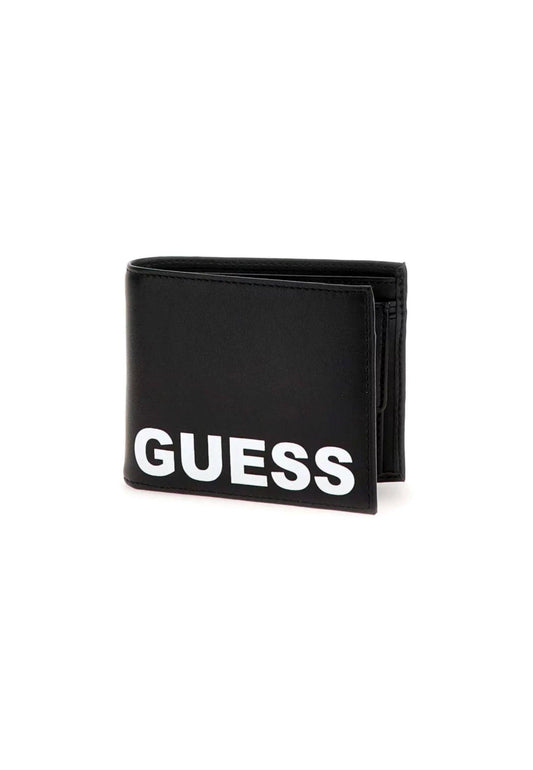 GUESS Portafoglio Uomo Maxi Logo Black SMMAXLLEA20 - Sandrini Calzature e Abbigliamento