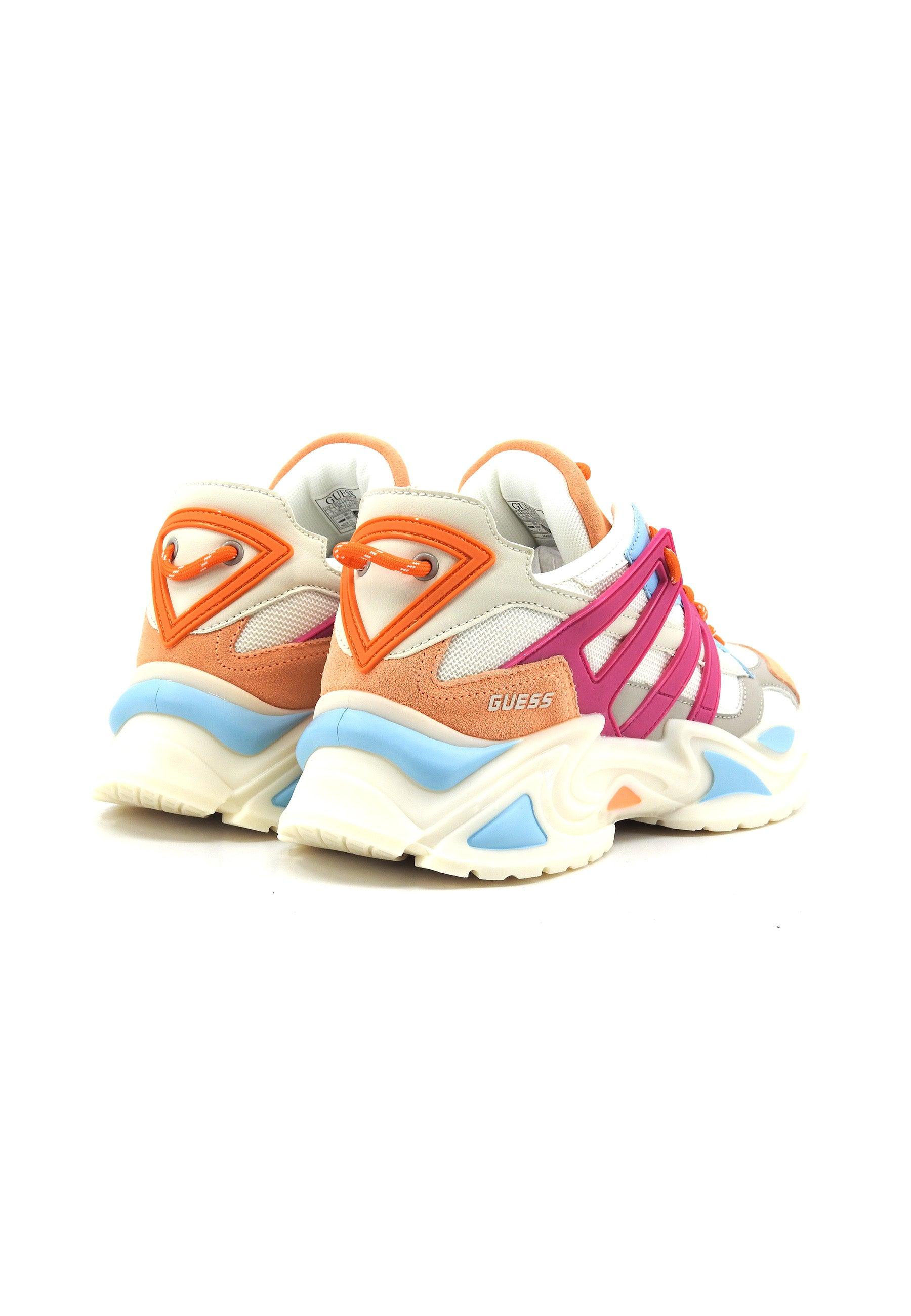 GUESS Sneaker Donna Fuxia Fantasia FLJBLLFAB12 - Sandrini Calzature e Abbigliamento