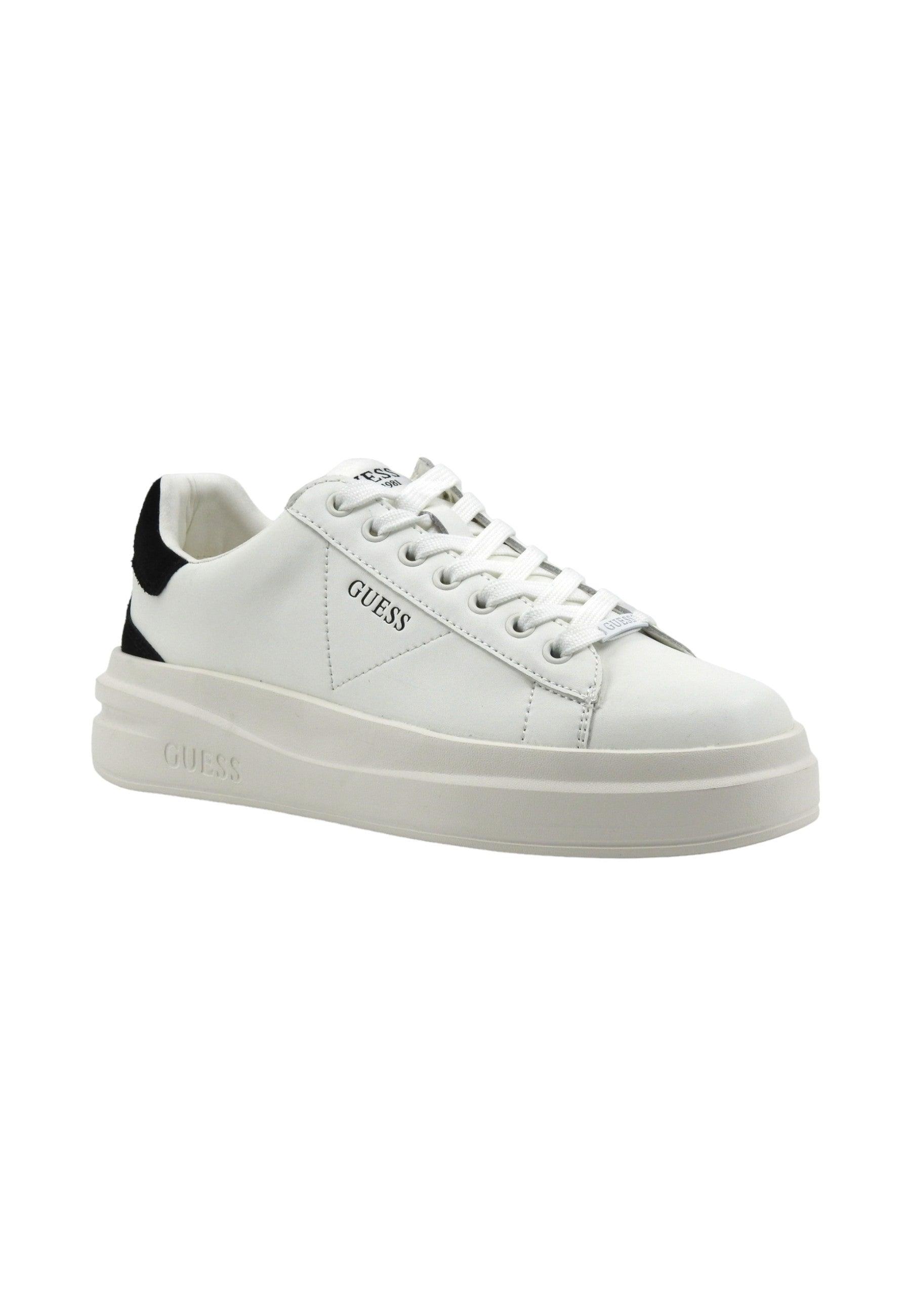 GUESS Sneaker Donna White Black FLPVIBSUE12 - Sandrini Calzature e Abbigliamento