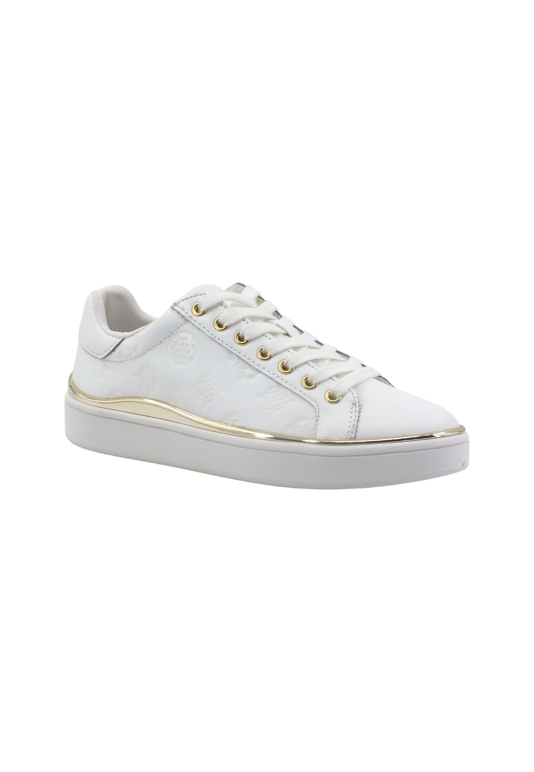GUESS Sneaker Donna White Metal FL7BNNFAL12 - Sandrini Calzature e Abbigliamento