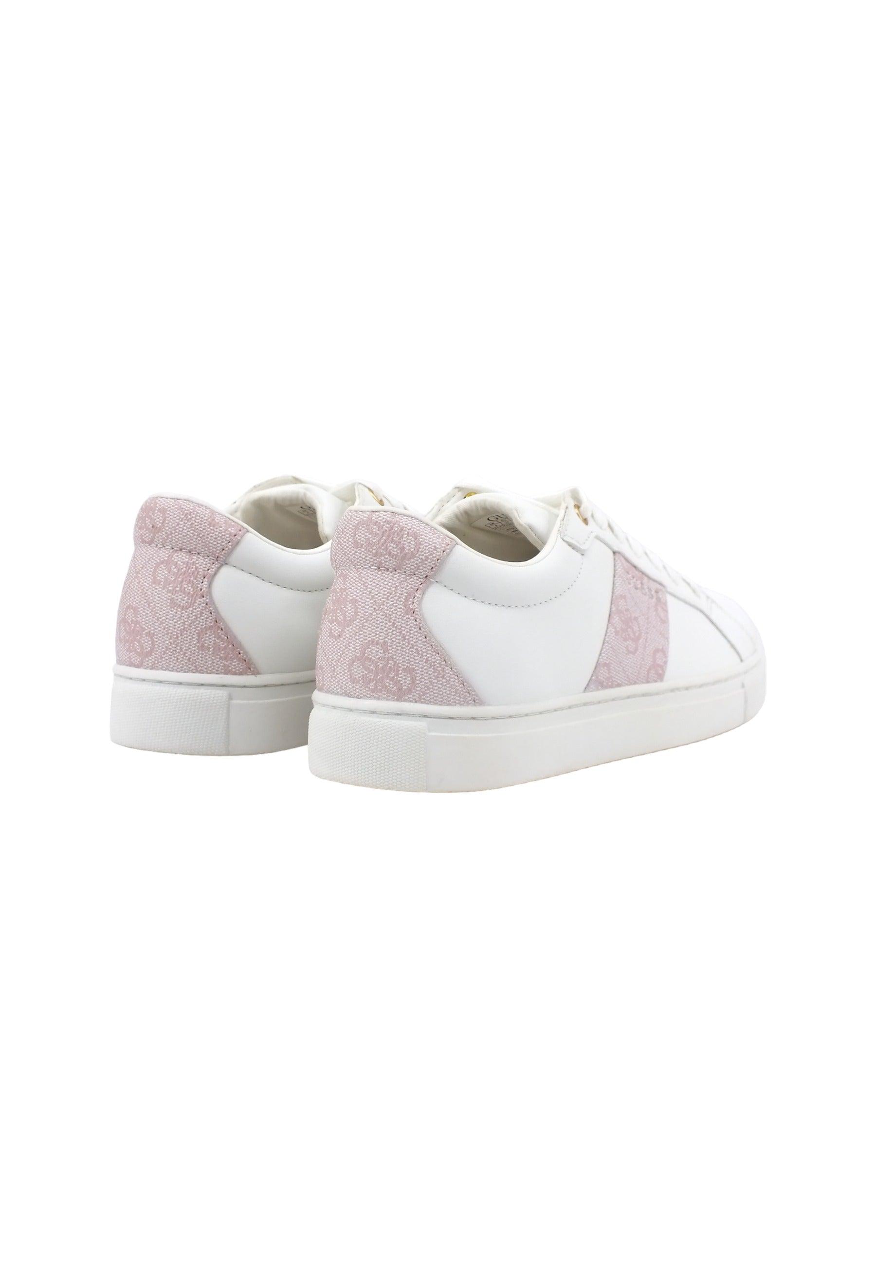 GUESS Sneaker Donna White Nude FL7TODELE12 - Sandrini Calzature e Abbigliamento