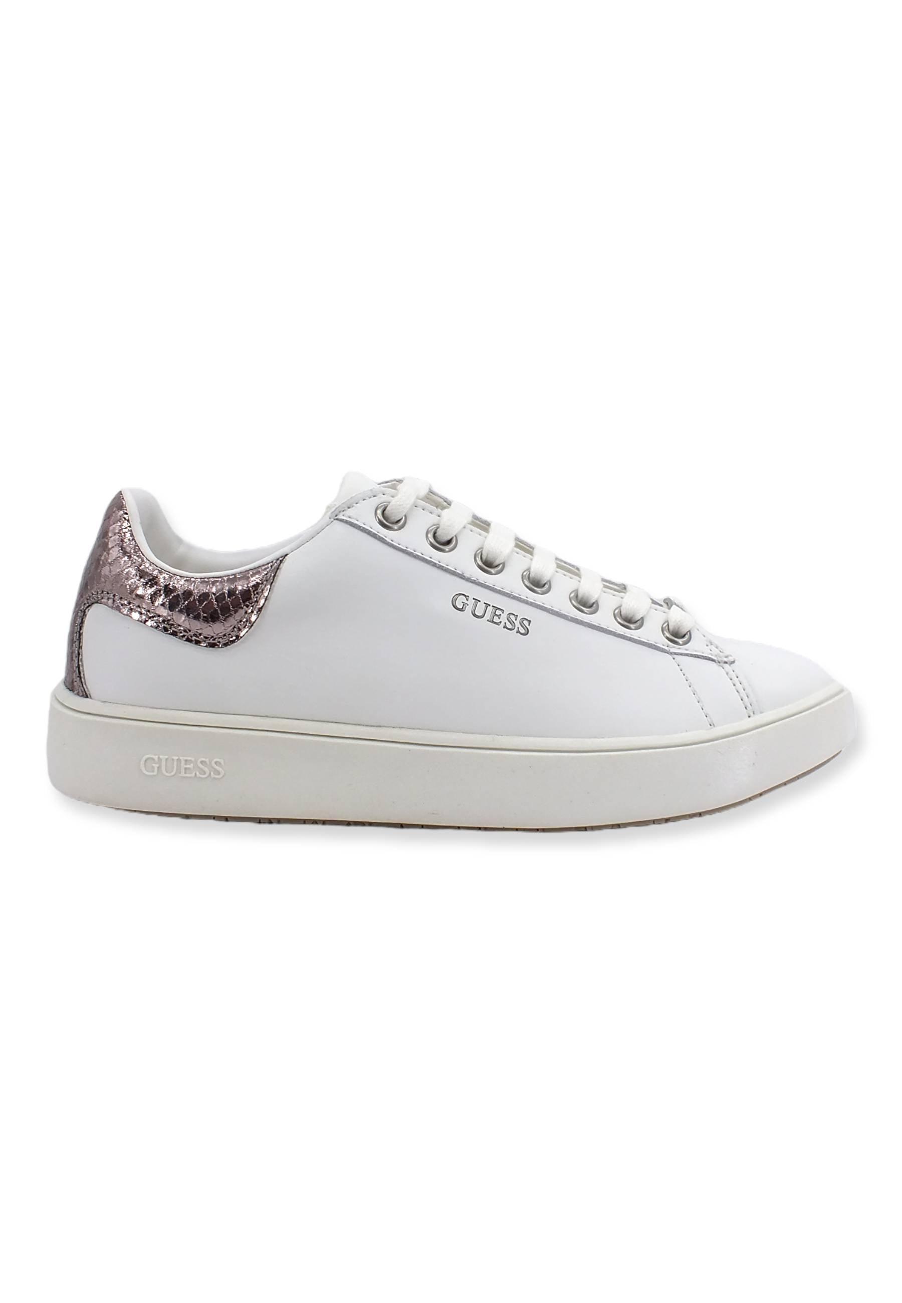 GUESS Sneaker Donna White Silver FL8MLNLEA12 - Sandrini Calzature e Abbigliamento