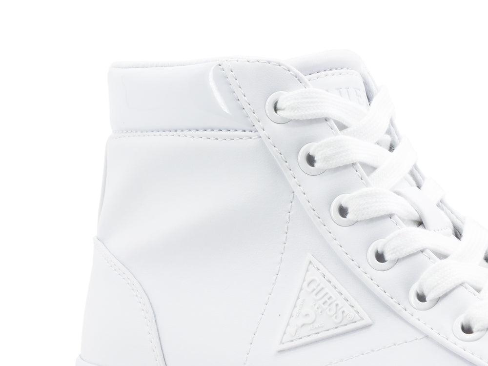 GUESS Sneaker Hi Pelle White FL5BS3ELE12 - Sandrini Calzature e Abbigliamento