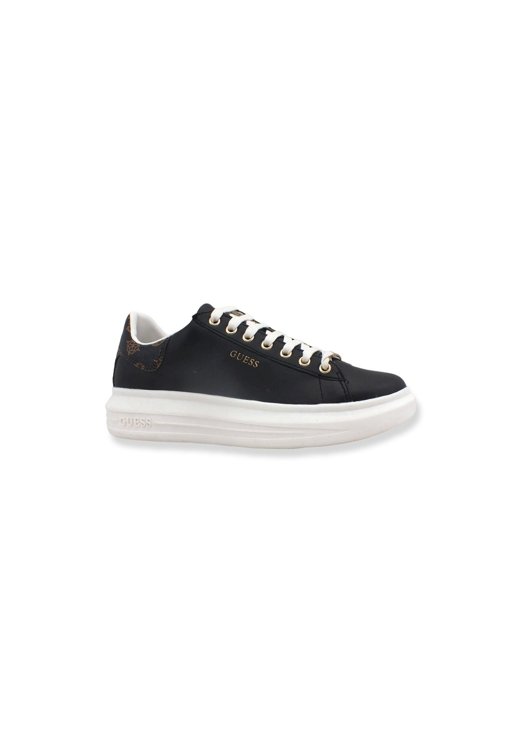 GUESS Sneaker Platform Donna Black Brown FL7RNOFAL12 - Sandrini Calzature e Abbigliamento