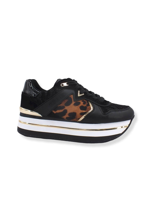 GUESS Sneaker Running Platform Loghi Donna Animalier Leopard FL7HARPEL12 - Sandrini Calzature e Abbigliamento