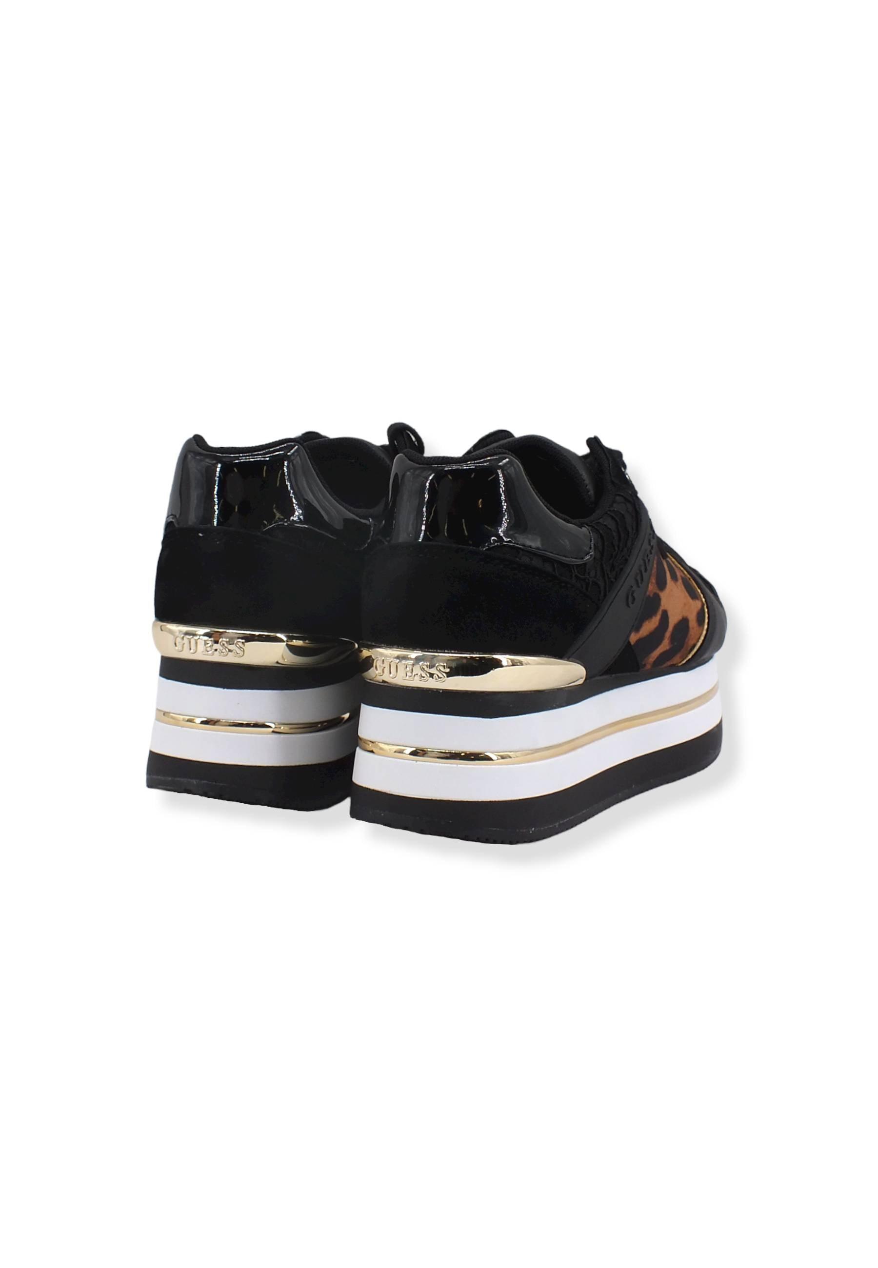 GUESS Sneaker Running Platform Loghi Donna Animalier Leopard FL7HARPEL12 - Sandrini Calzature e Abbigliamento