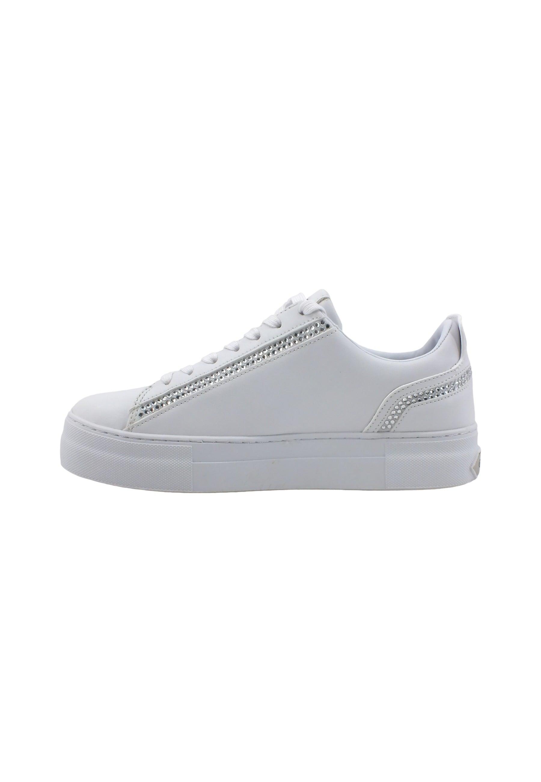 GUESS Sneaker Strass Donna White FL7G2NELE12 - Sandrini Calzature e Abbigliamento
