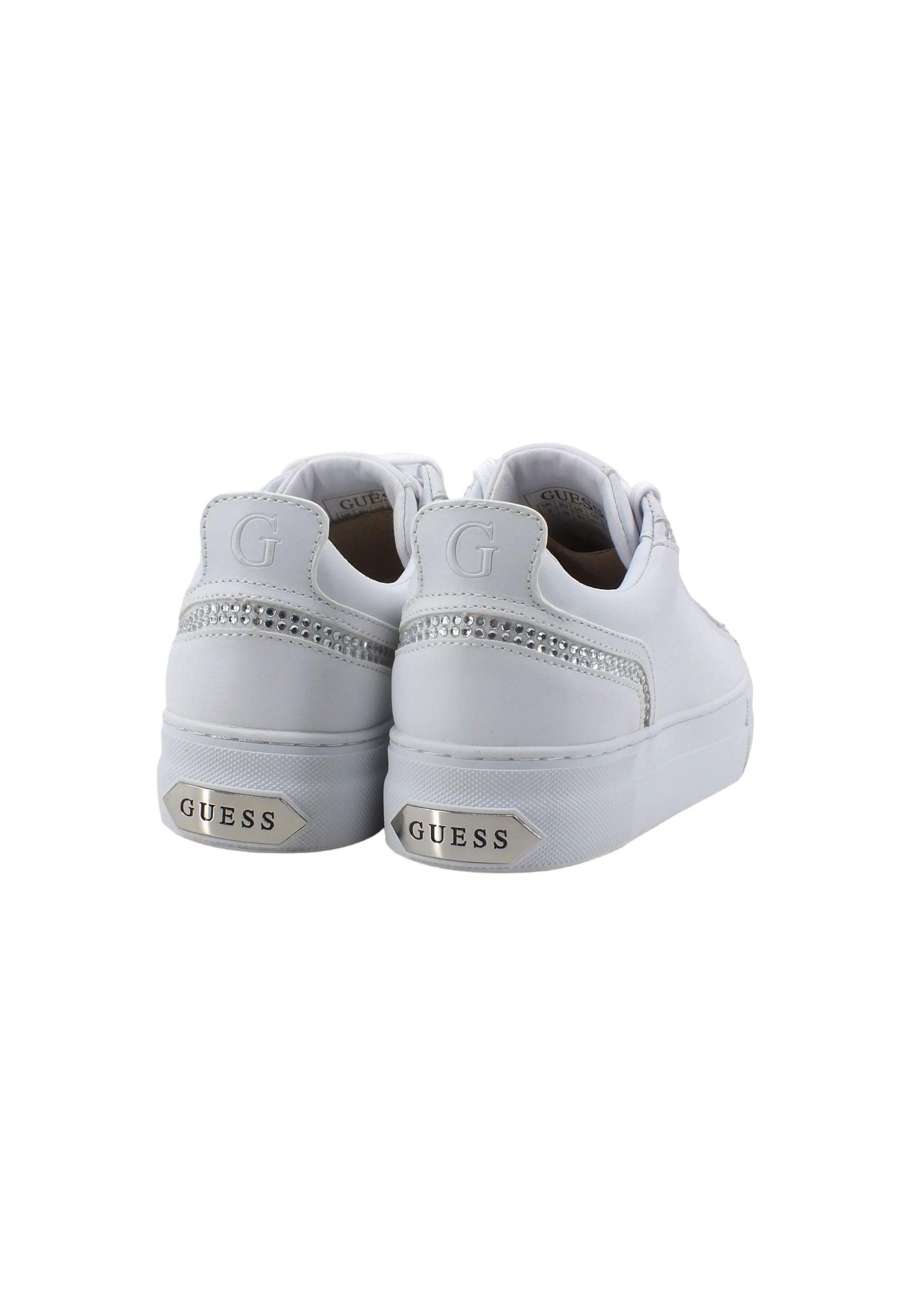 GUESS Sneaker Strass Donna White FL7G2NELE12 - Sandrini Calzature e Abbigliamento